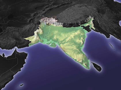 india geo map